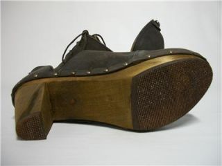 Sanita Junior College Dark Brown Theodora Clog Shoes 9 9 5 10 10 5 EUR 