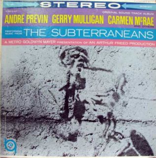 Stereo SOUNDTRACK PREVIN the subterraneans LP VG+ SE3812 Vinyl 1960 