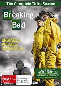Breaking Bad Season 3 DVD R4 New SEALED 9317731079849