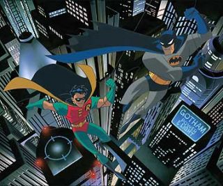 Batman Robin Gothams Dynamic Duo DC Comics New Signed Hand Painted 