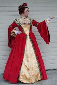 Renaissance Anne Boleyn Dress Theatrical Costume s M L