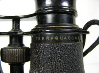 Vintage Andrew J Lloyd Co Boston Terraquascope Binoculars Good 