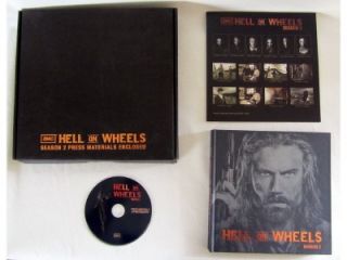 Hell on Wheels Season 2 Hardcover Press Book Anson Mount