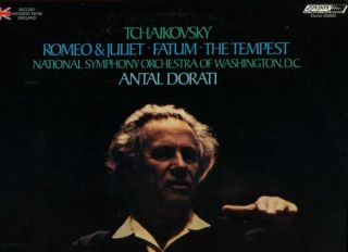 London CS 6891 Tchaikovsky Fatum Romeo Tempest Dorati