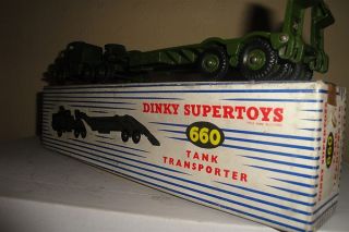 Dinky 660 Mighty Antar Tank Transporter near MINT Boxed Original