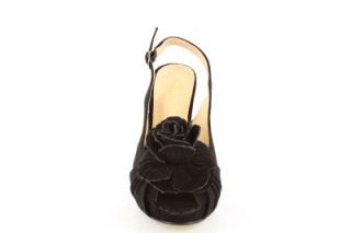 Euro Designer Machado New Womens Peep Toe High Heels Black Suede 