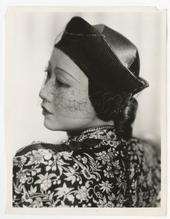 Vintage RARE 1934 Anna May Wong Glamour Photograph Portrait Limehouse 