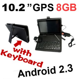 10 inch Android 2 3 Flytouch 3 Tablet PC Keyboard Case GPS 1GHz 8GB 