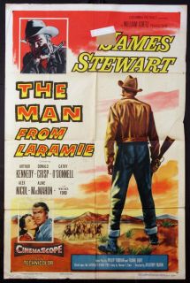  from Laramie James Stewart Anthony Mann Western 1955 1 Sheet