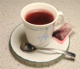   Herbal Tea Hibiscus 10 Bags Antioxidants LOWERS Blood Pressure