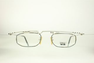 Vintage Creativ Metal Eyeglasses Frame by Chai A6