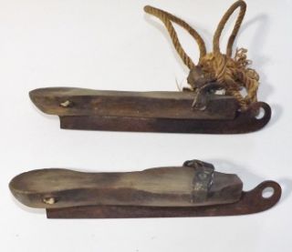 very early 1800 s vintage ice skates