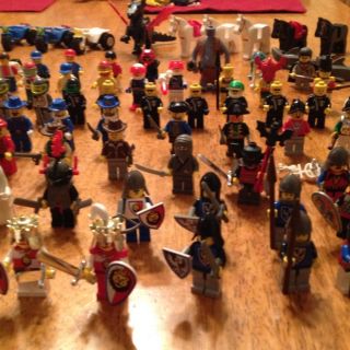 Lego Minifigures Lot Over 100 Figures And Accessories Animals