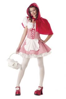 teen story book cutie miss red riding hood costume