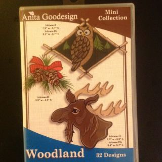 Anita Goodesign Machine Embroidery Woodland 32 Designs