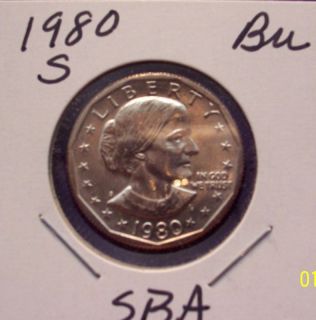 1980 s Susan B Anthony Dollar 1 Coin
