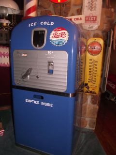 Vintage All Original Pepsi Cola Vending Machine Model Vendorlator 27 