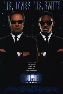 Men in Black Movie Poster 2 Sided Original Mint 27x40
