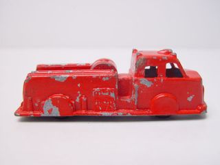 Vintage Antique Midgetoy Fire Truck Die Cast Metal Toy