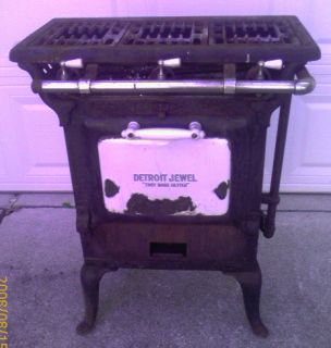 D71 Antique Kitchen Detroit Jewel Old Gas Stove Used