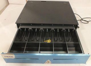 APG Cash Drawer Series 4000 with Two Tray Inserts JD030 7C BL1816 C
