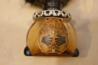 Antique Golliwogg 1920s Perfume Bottle 2.5 tall
