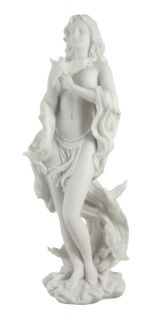 aphrodite greek goddess of love marble finish statue