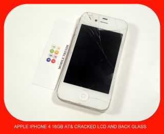   iPhone 4   16GB   White (AT&T) Smartphone Appel i Phone Techie Special