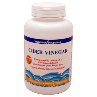 Apple Cider Vinegar Formula 180 Caps Glucomannan Kelp Grapefruit Fiber 