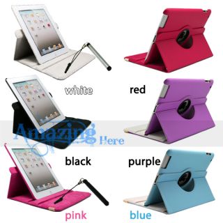   Magnetic Leather Stand Cover Case Holder Fr Apple iPad2 2nd