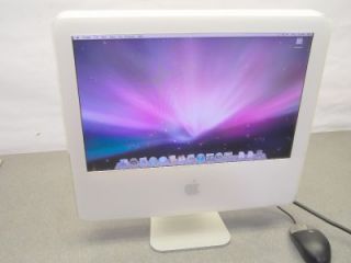 Apple iMac 17 Desktop G5 1 8GHz 512MB RAM 80GB HDD Mac OS x 10 5 8 