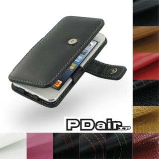 Leather Case for Apple iPod Touch 5th Generation Book Type with Clip 