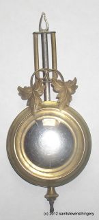 antique pendulum bob and rod for your shelf mantle or kitchen clock 