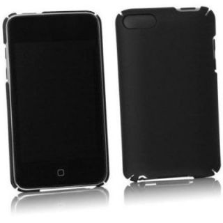 Black Rubber Hard Case Cover for Apple iPod Touch 2G