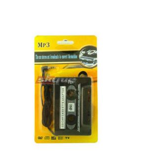 2X Adapter for Apple iPod iPhone 4G to Cassette Car Tape Deck Black 