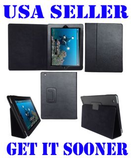 APPLE iPad 2 MAGNETIC SMART LEATHER CASE COVER W/ STAND FOR 3G WIFI 