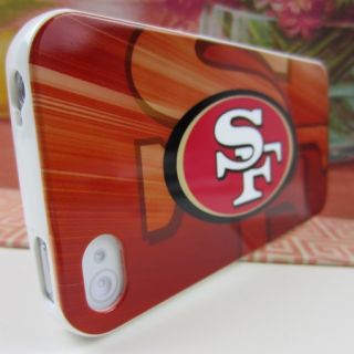 Apple iPhone 4 4S 4G San Francisco 49ers Rubber Silicone Skin Case 