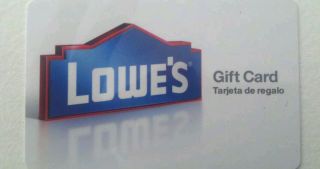 Lowes Gift Card in Amount of $165 00 Tools Appliances More Fast Free 