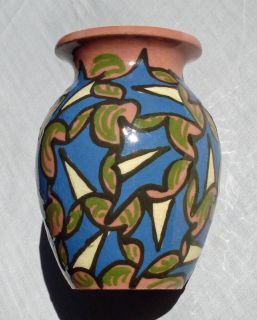 Anton Lang Artist Hand Signed Pottery Vase Arts Craft