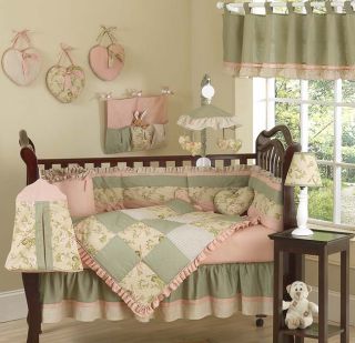 brand new baby annabel collection 9pc crib bedding set annabel 9