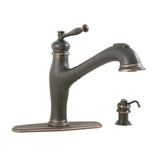AquaSource Oil Rubbed Bronze Pullout Kitchen Faucet