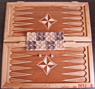 Armenian Backgammon Nardi Handmade Wooden Mosaic Ararat
