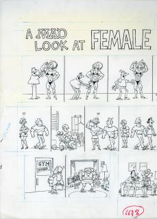 Sergio Aragones Mad 287 A Mad Look at Female Bodybuilders 2 PG Story 