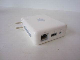 Apple Airport Express A1264 100 240V 50 60Hz 54 Mbps Wireless Router 