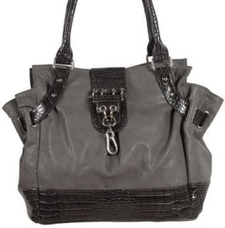 New Gray Arcadia USA Designer Handbag Purse Hobo Tote