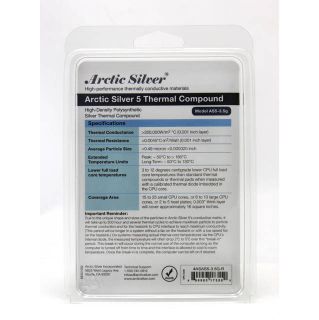 Arctic Silver 5 3 5g Gram Thermal Paste Grease AS5 3 5g