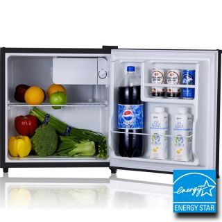 Mini Stainless Steel Refrigerator Freezer Compact Small Dorm Office 
