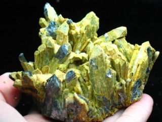 79lb RARE Yellow Antimony w Super Stibnite Specimen