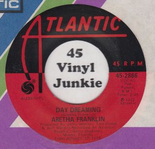 Aretha Franklin 7 soul 45 rpm Day Dreaming on Atlantic