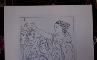 Picasso Women Lysistrata Original Etching 1962 Iolas